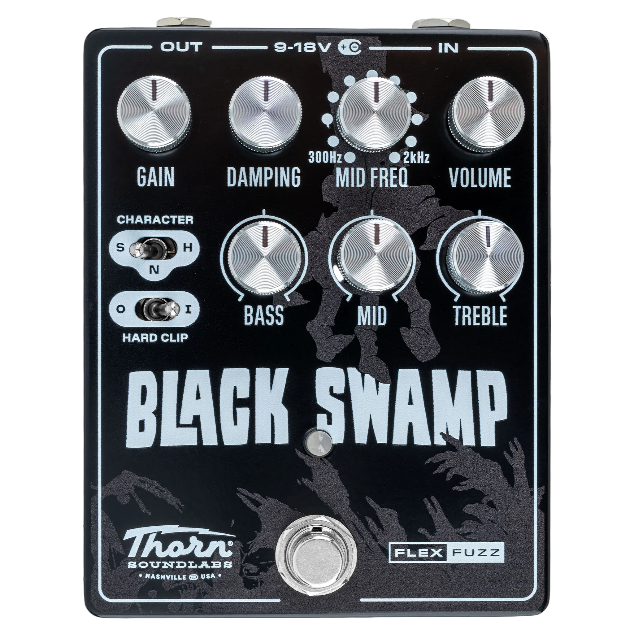 BLACK SWAMP Effects Pedal - Flex Fuzz – W-Music Distribution USA