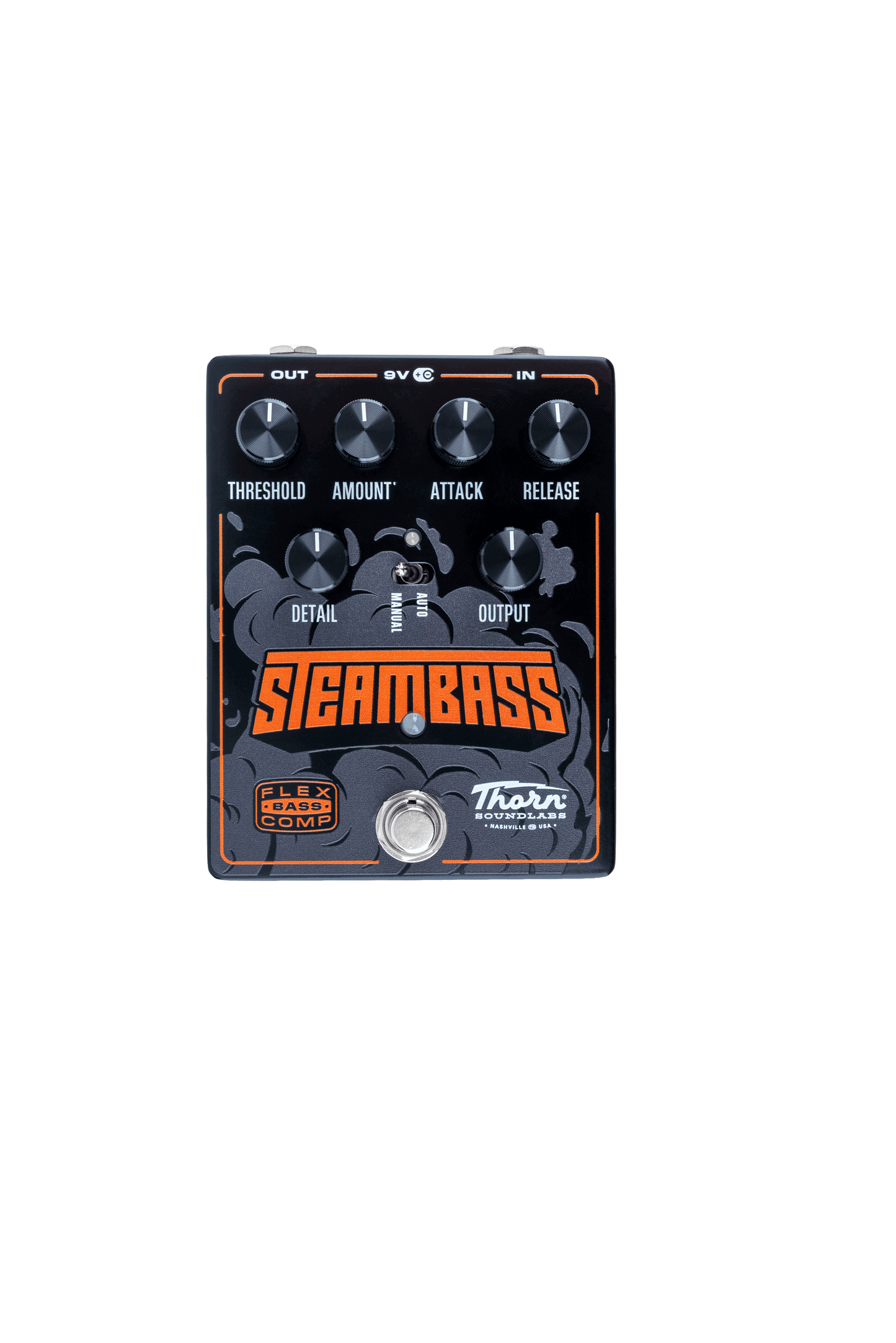 STEAMBASS Effects Pedal - Flex BASS Comp