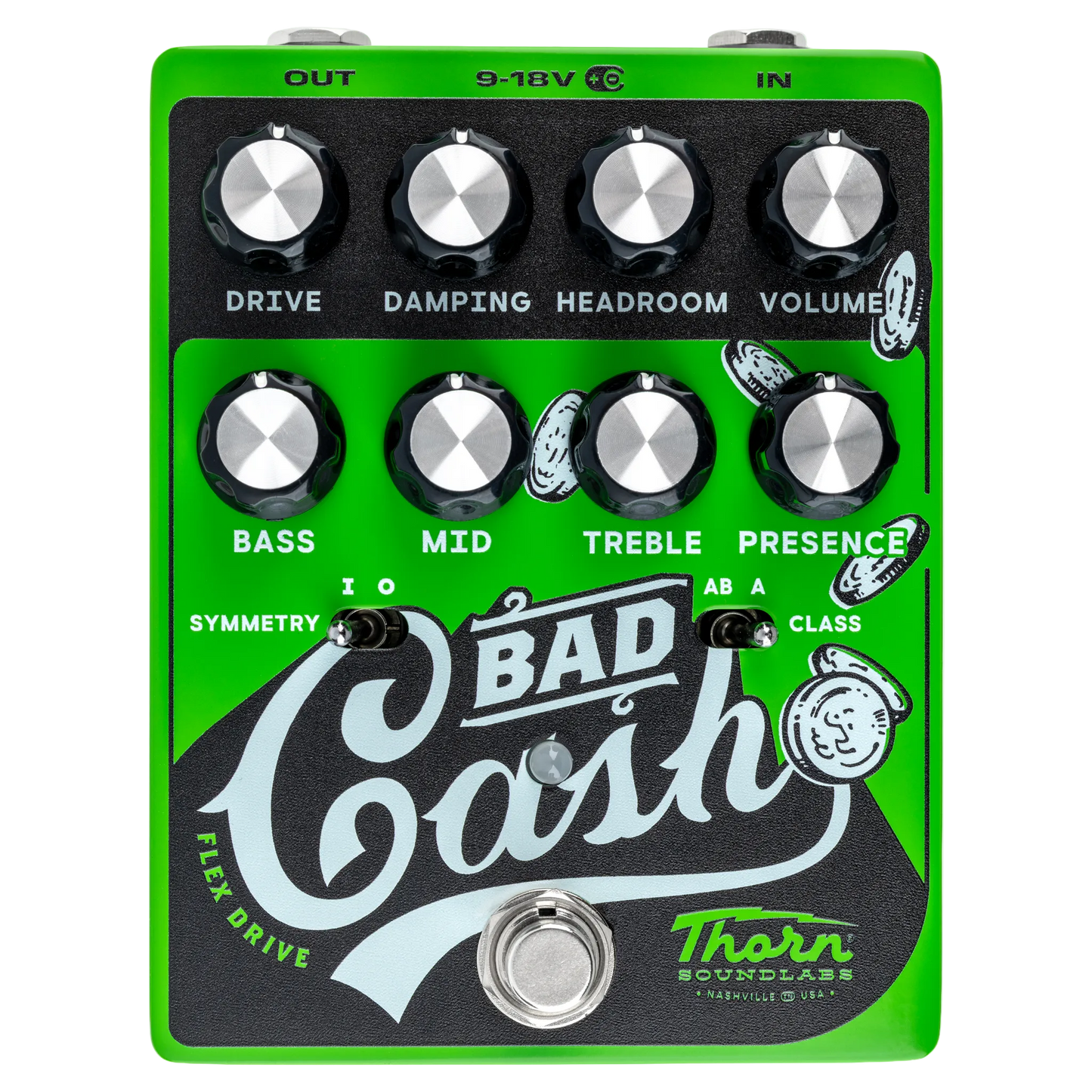 BAD CASH Effects Pedal - Flex Drive