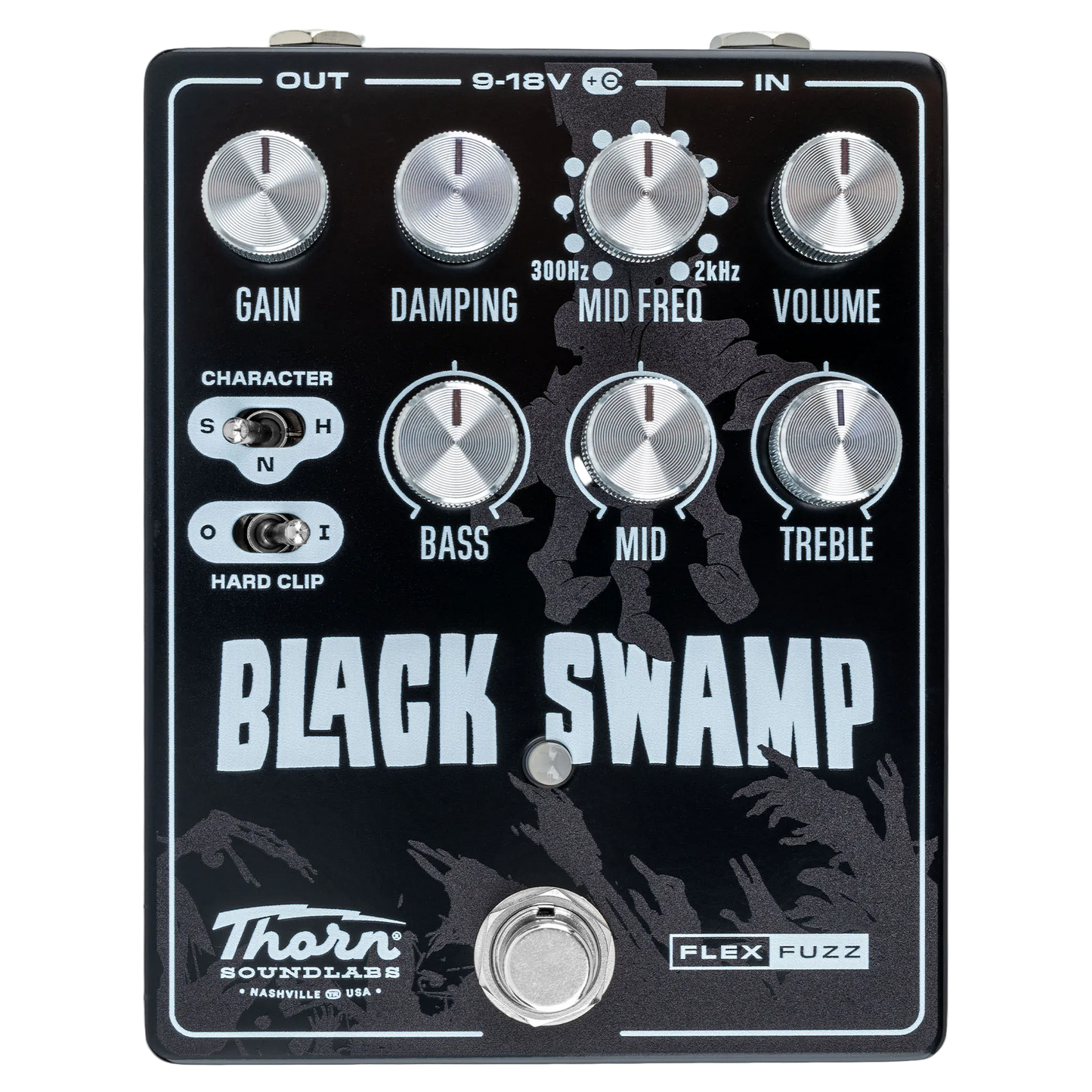 BLACK SWAMP Effects Pedal - Flex Fuzz – W-Music Distribution USA