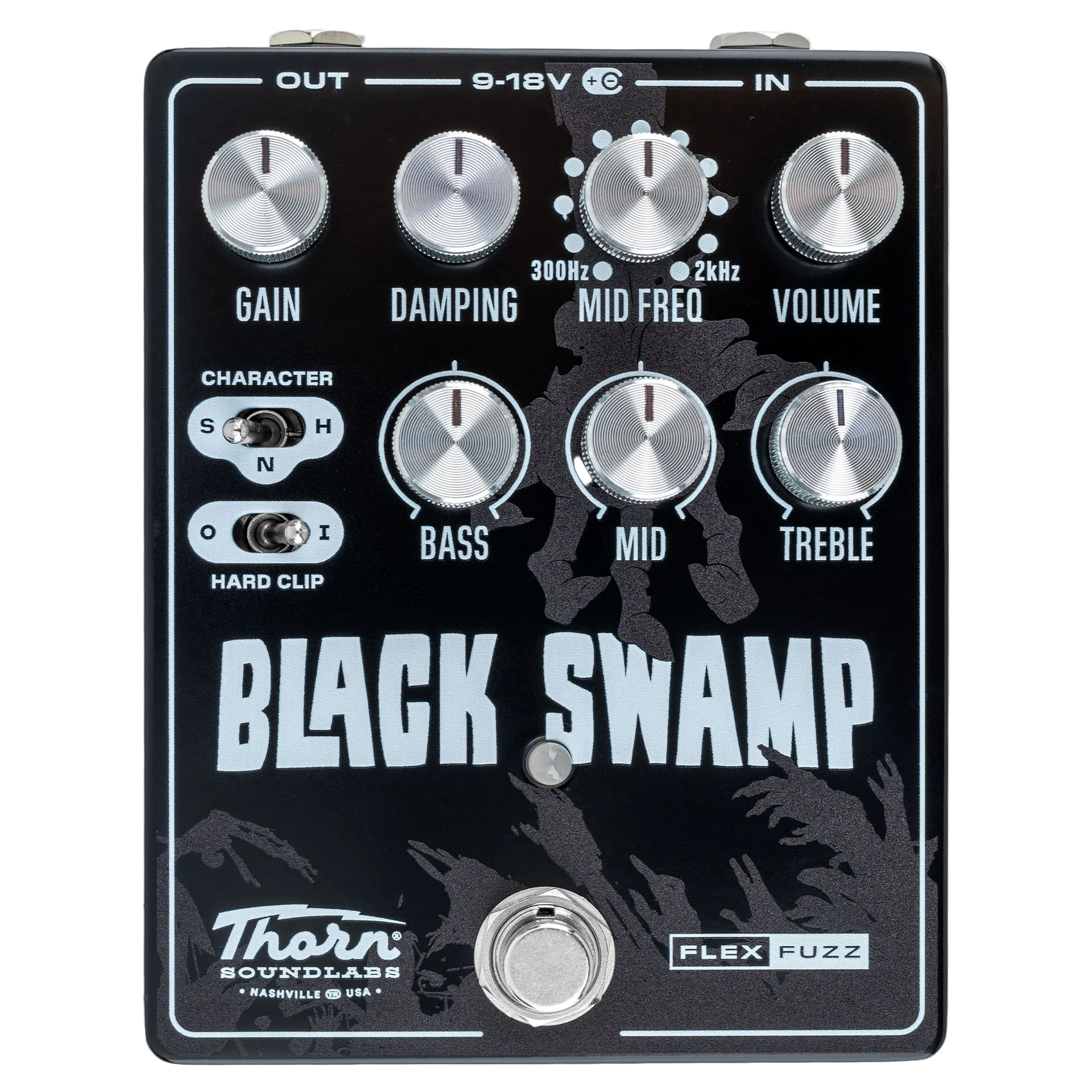 BLACK SWAMP Effects Pedal - Flex Fuzz – W-Music Distribution USA